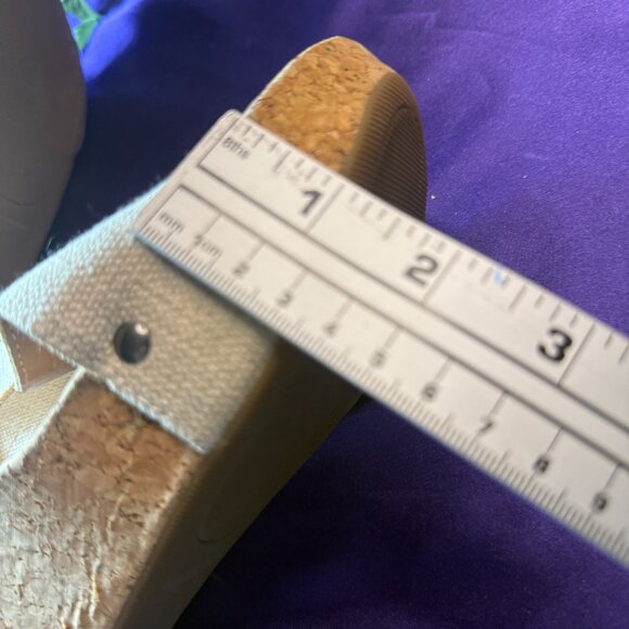 NEW📌Michael Comfy Platform Criss Cross X Straps Wedge Slip-On Sandals - Picture 6 of 12